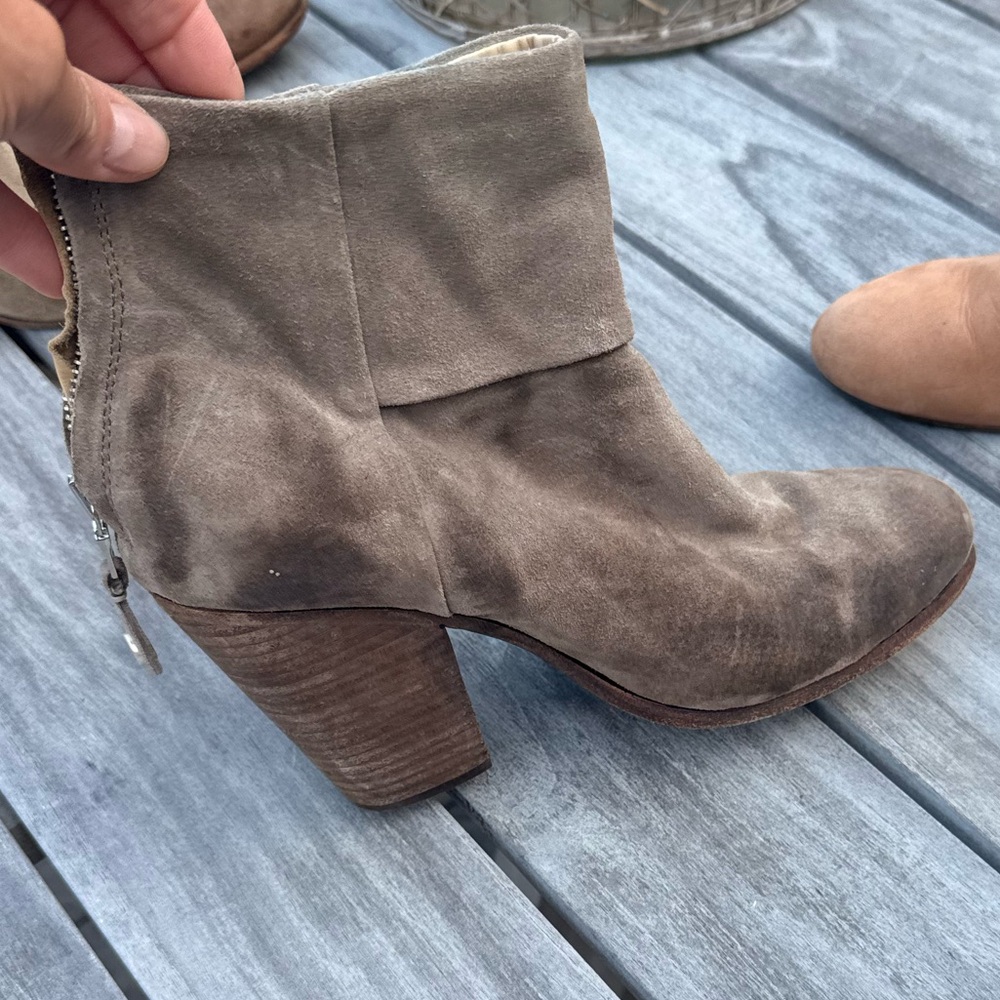 Rag and bone Brown Suede Ankle Boots 38